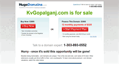 Desktop Screenshot of kvgopalganj.com